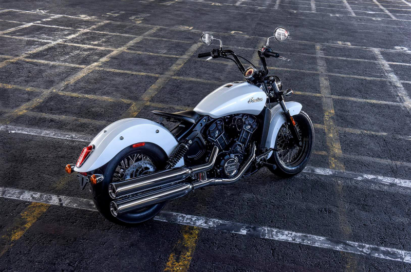 Illustration for article titled Indian's New Scout Sixty Is About To Go Flat Track Racing